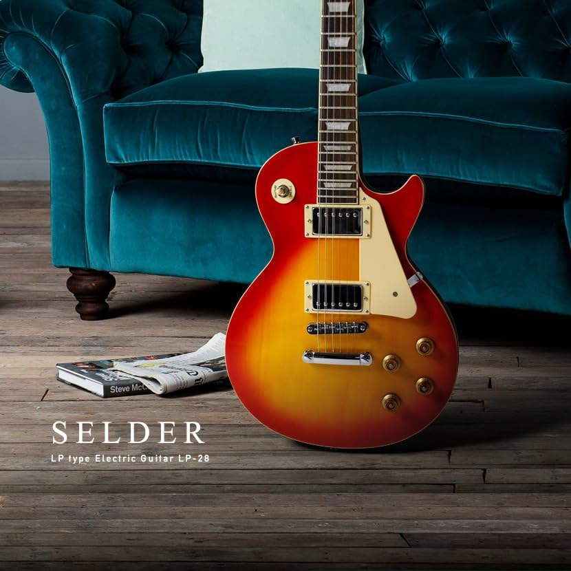 Amazon | SELDER セルダー エレキギター LPタイプ LP-28/WR (ソフト