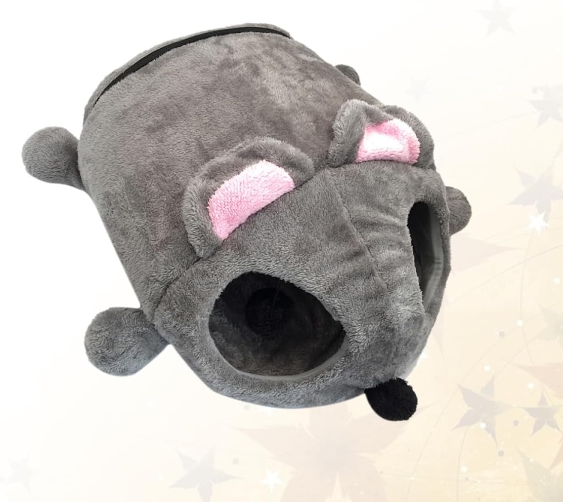 Sosoport 1pc Cozy Cat Nest Toy Multi-Purpose Warm for Cats Dogs and Hamsters Indoor Sleeping Space and Play Area Compact Design for Store Use