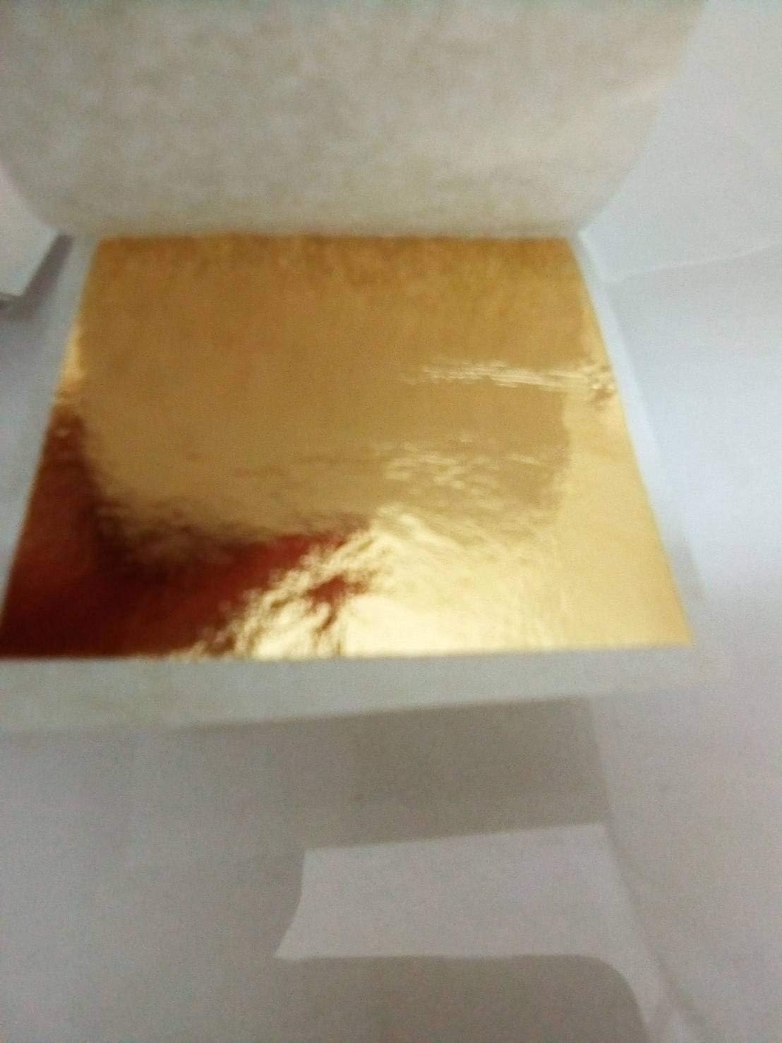 Thaisan7, Q'ty 10 pcs Gold Real Genuine Leaf Sheet Gilding CRAFTMom Dad Parent Gift