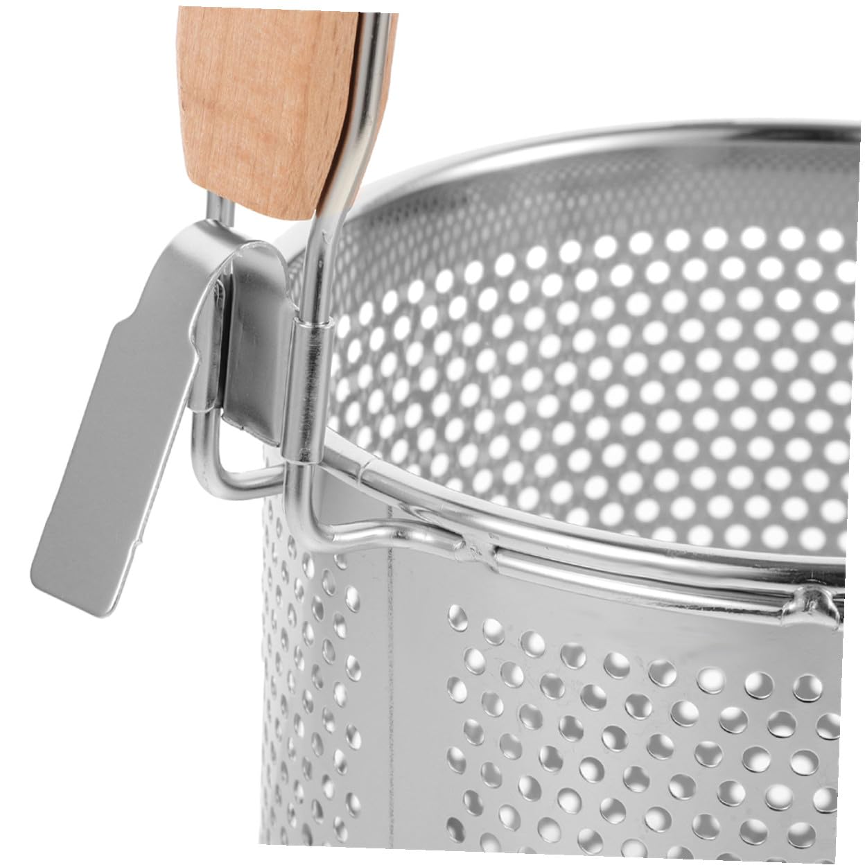 Coladores para Pasta de Acero Inoxidable con Diseño Perforado y Mango Cómodo, Paquete de 2 Unidades para Escurrir Fideos Cocina Estilo Aleatorio