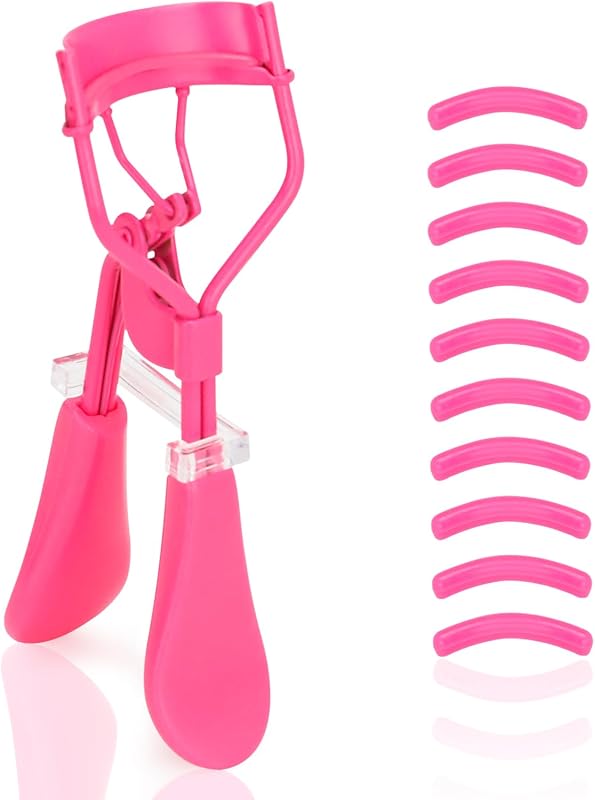 Curvador de cílios ODELY Light Pink com 10 refis de silicone
