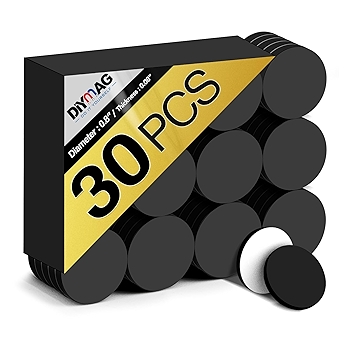 DIYMAG 圆形自粘磁铁 30片装