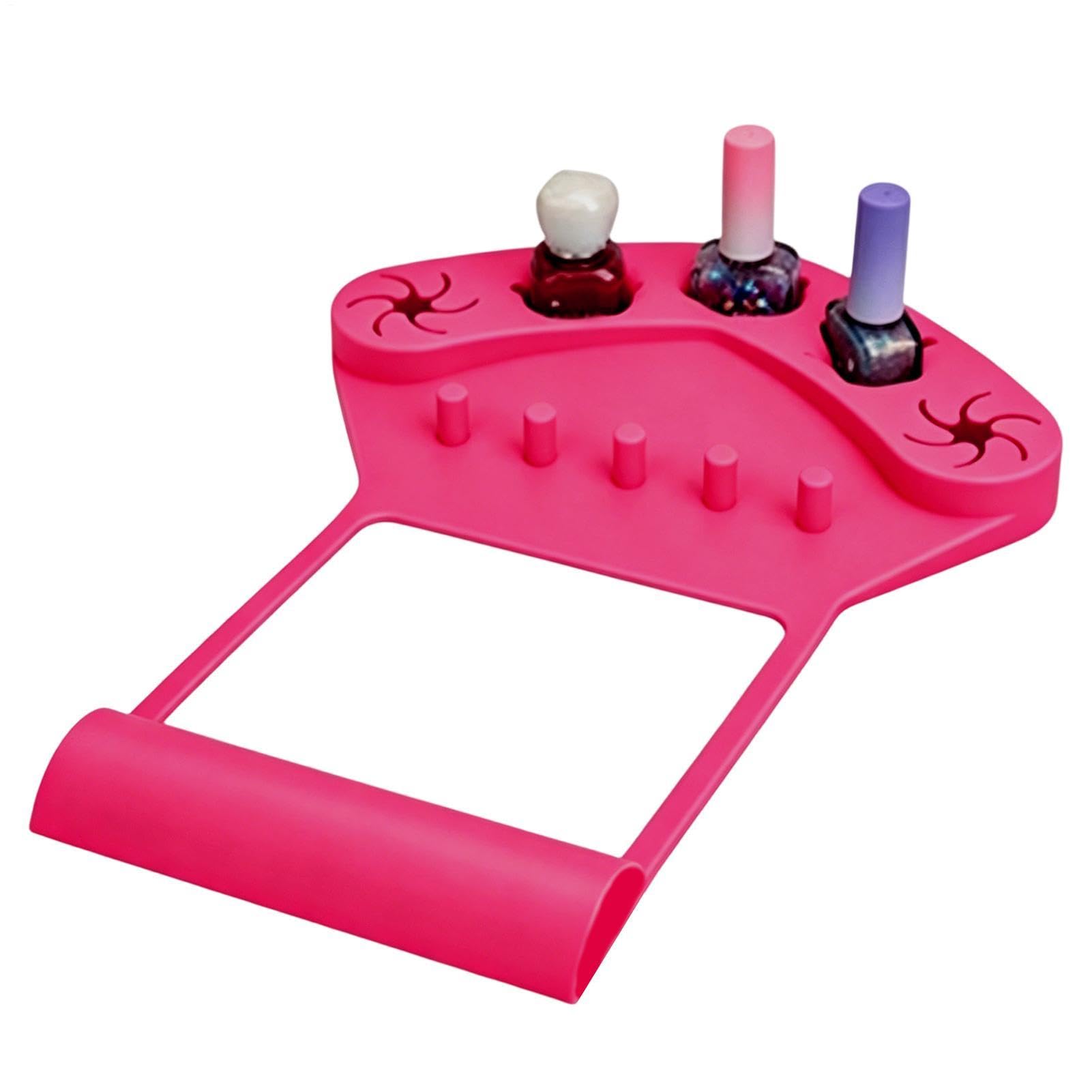 Tappetino per lucidatura delle unghie Tappetino organizzatore manicure | Poggiamano in silicone con supporto per le unghie Per donne principianti, pittura unghie, saloni, feste e vacan