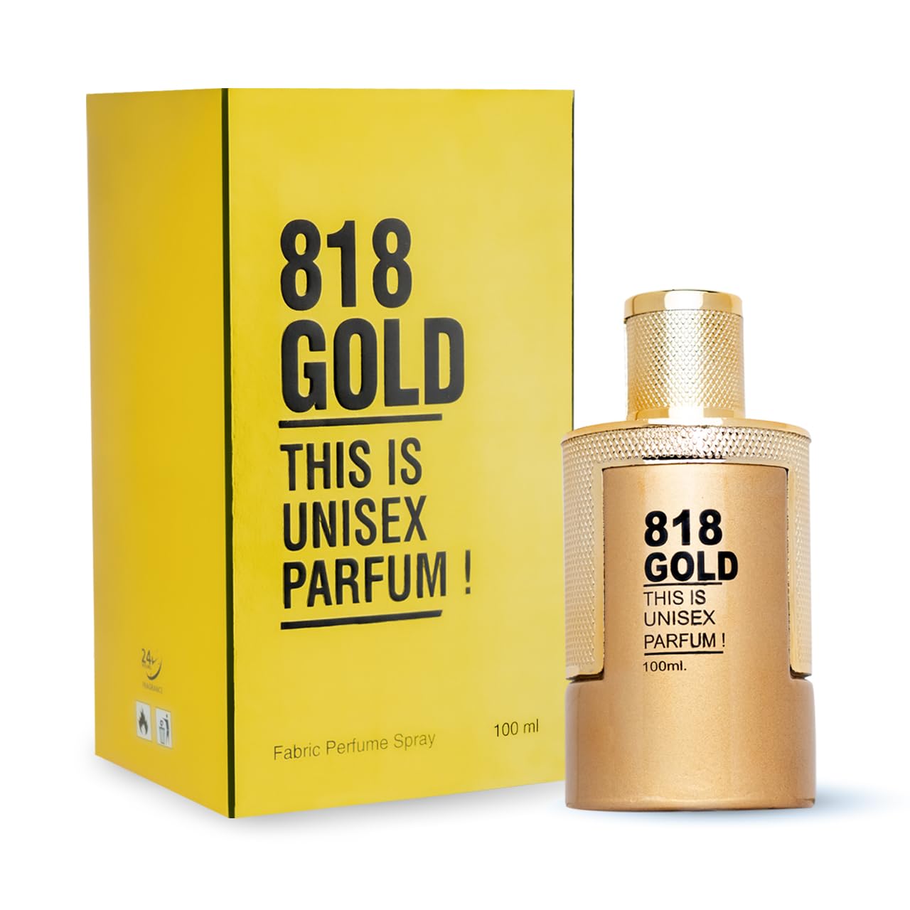 HP 818 Gold Eau De Parfum for Men, 100 ml | Luxurious, Rich – Amber scent eau de parfum | Long-lasting Men’s perfume | Best for Special Occasions Gift For Brother | Gift For Friends