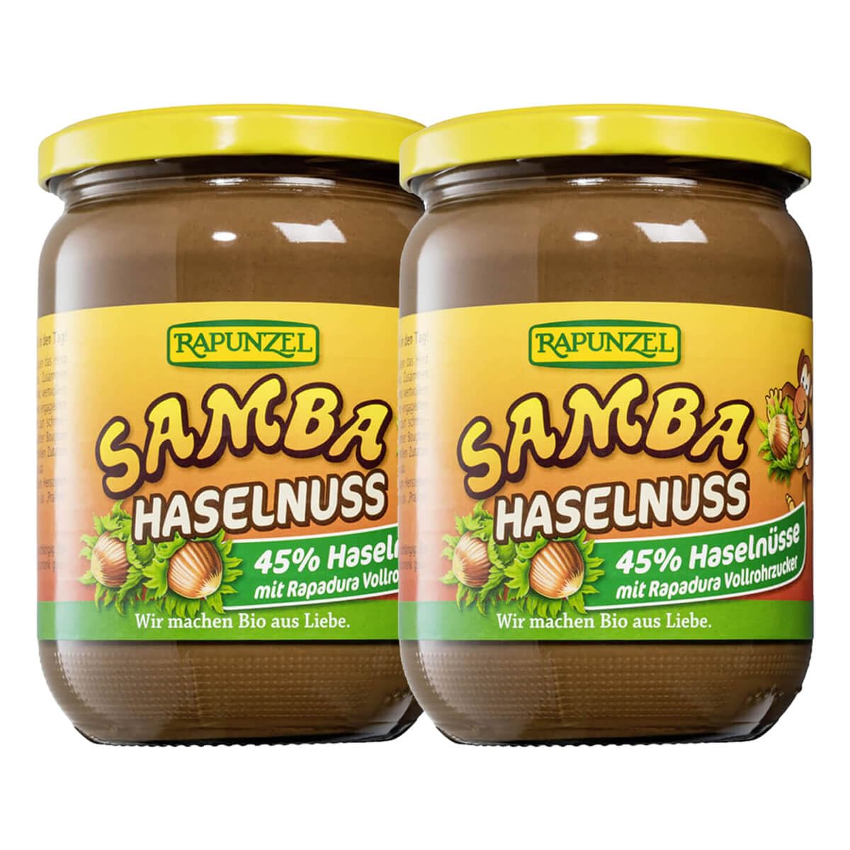 Rapunzel Bio Samba Haselnuss (2 x 500 gr)