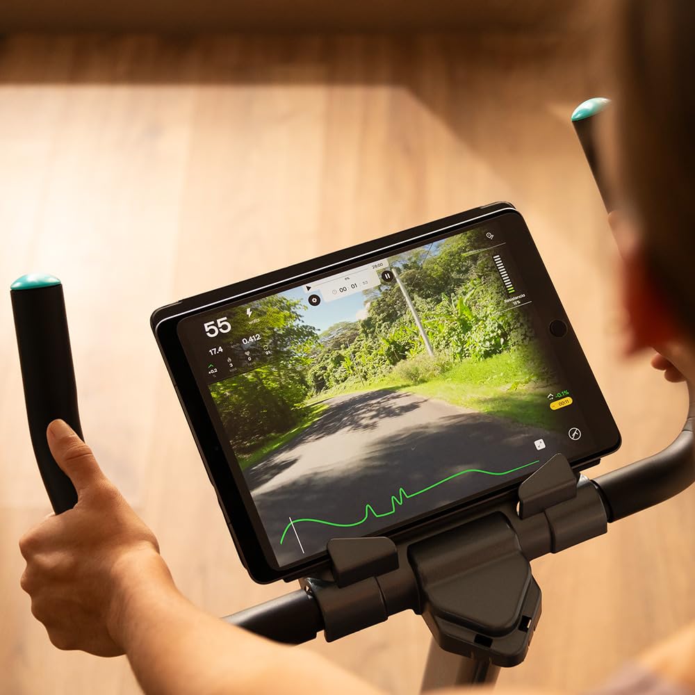 Cecotec Cyclette da Casa Drumfit Indoor 4000 Magnetic Connected | Volano d'Inerzia Da 4 kg, Resistenza Regolabile Manualmente, Regolazione Resistenza Automatica per Percorso, Dispositivi