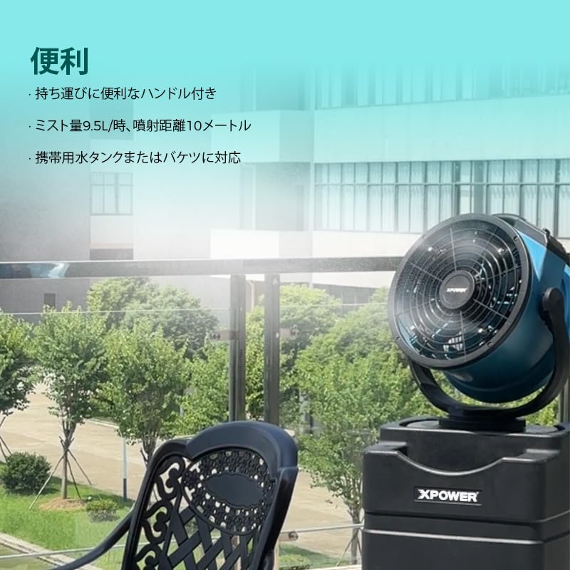 Amazon.co.jp: XPOWER 室外に設置された冷却用アキシャルファン