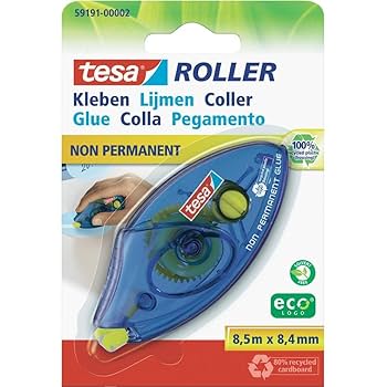 TESA Roller Permanent Permanent Gluing EcoLogo 14m X 8.4mm U2022 Pris