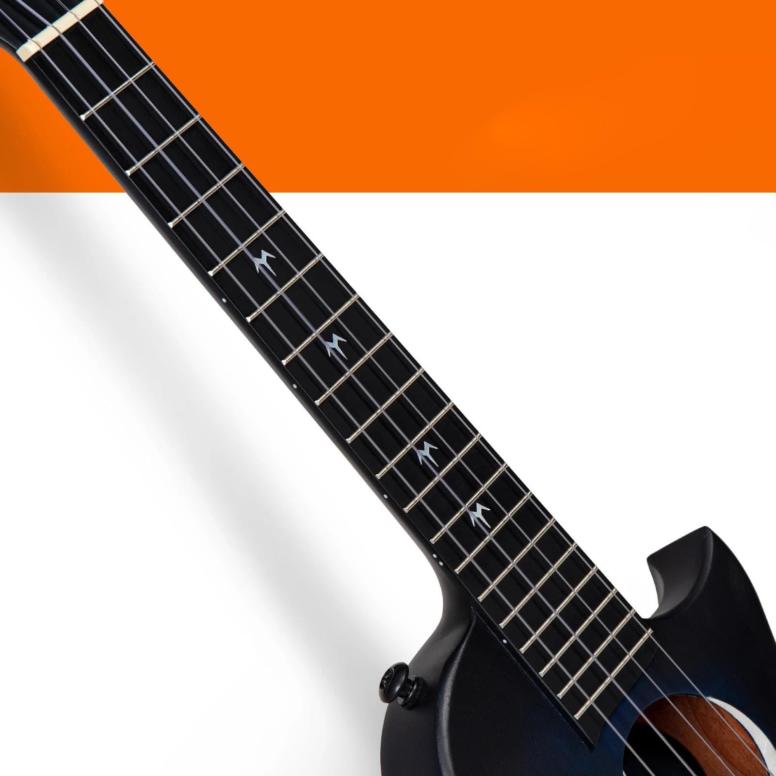 Typ Wydajności Ukulele Ukulele Mahoniowe W Całości Wykonane Z Litego Drewna 26 Cali Zestawie Pokrowiec I Pasek(Blue)