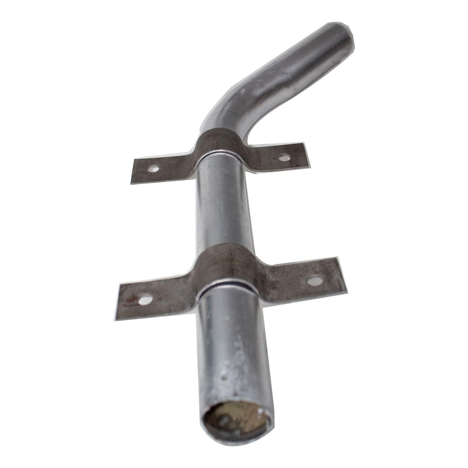 ZOREZA Extension Mounting Arm Area-Light, Sturdy Mounting Pole Only for Our Dusk to Dawn LED Barn Light, Yard Lights, Iron Housing, Anti-Rust, Silver