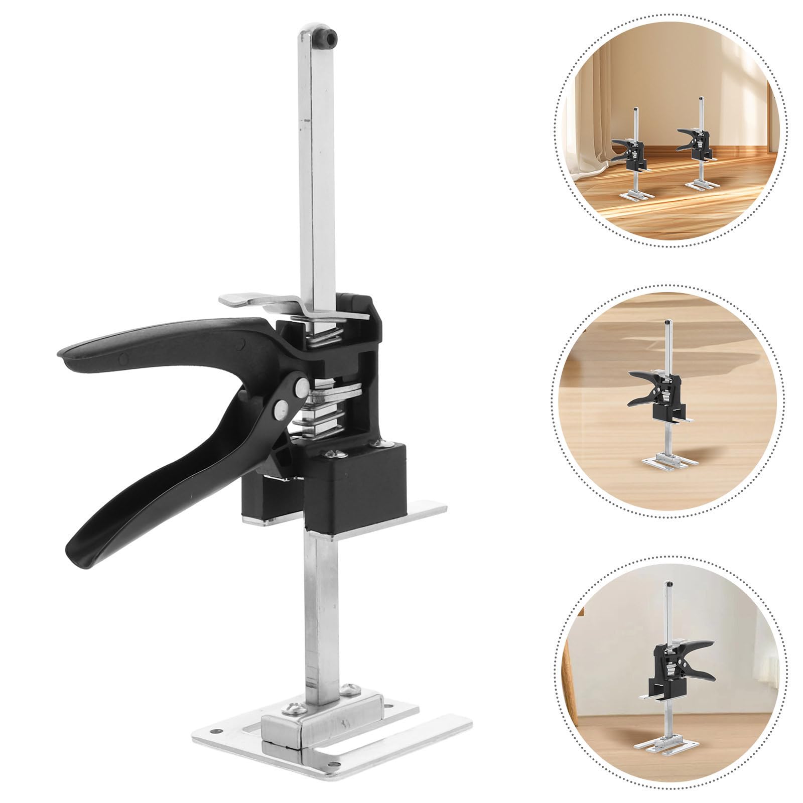 Cabilock Sistema de Nivelación de Baldosas de Acero Portátil Regulador de Altura Ajustable para Instalación de Azulejos de Pared, Paquete de 2 Piezas