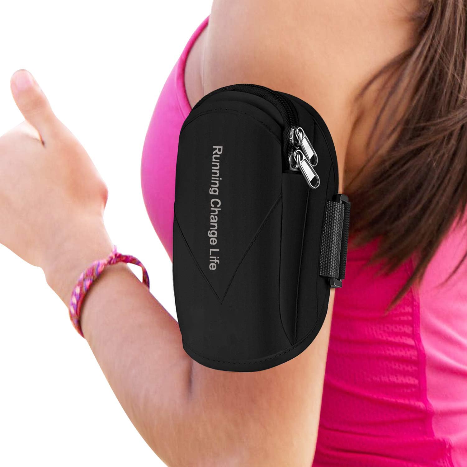 NALACALRunning Phone Armband, Sweatproof Workout Phone Holder Fits iPhone 14/13/Pro Max/Plus/Mini/12/11/SE/XR