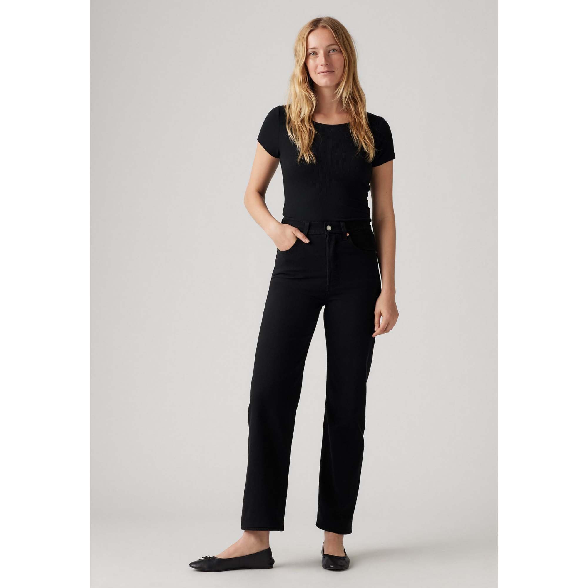 Levi's Damen Ribcage Straight Ankle Jeans – Bild 3