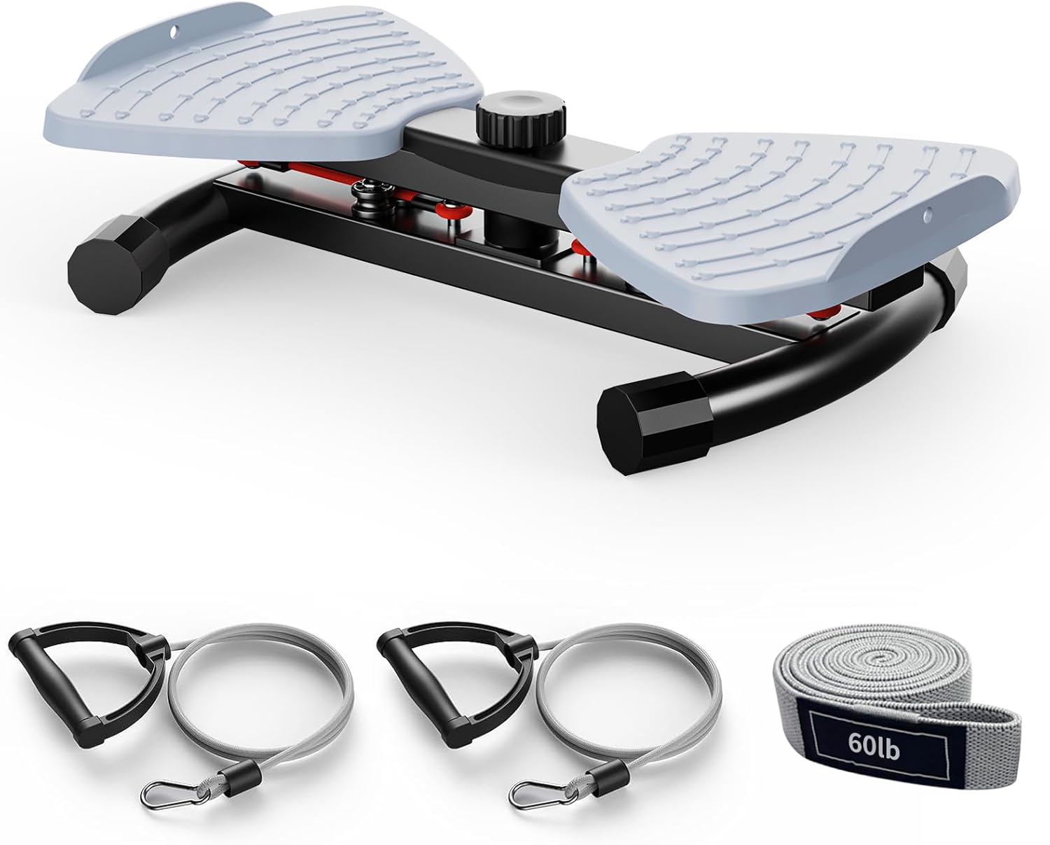 Waist Twister Machine with Resistance Band, Silent Exercise Twist Board for Core & Belly Fat Workout, Non-Slip Home Fitness Disc for Men & Women