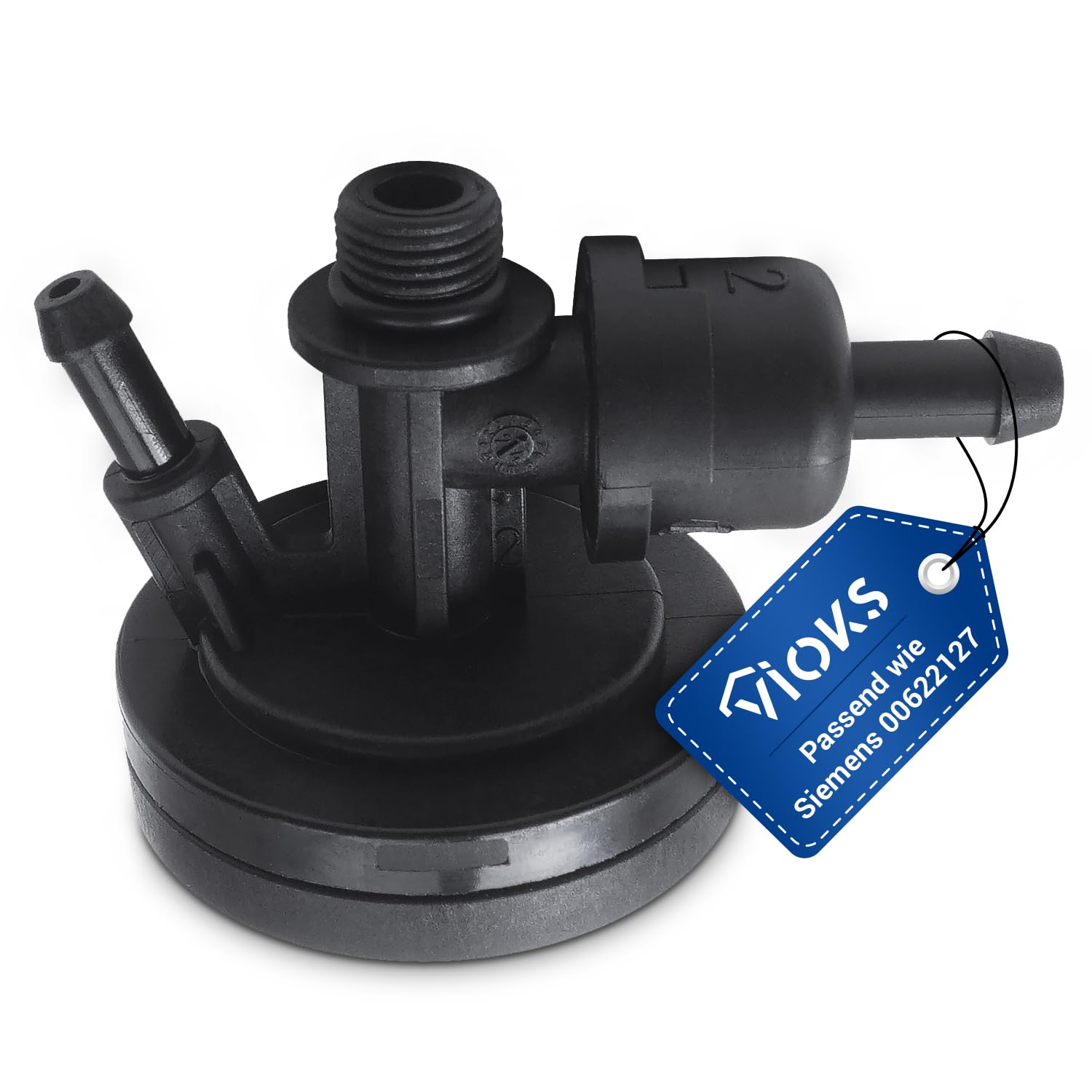 VIOKS Pumpendämpfer Kaffeemaschine Ersatz für Siеmens 619586 00619586 | Membranregler Pulsationsdämpfer Dämpfer, ersetzt 622127 00622127, für EQ.5 EQ.6 EQ.7 EQ.8 EQ.9 VeroAroma VeroBar VeroCafe