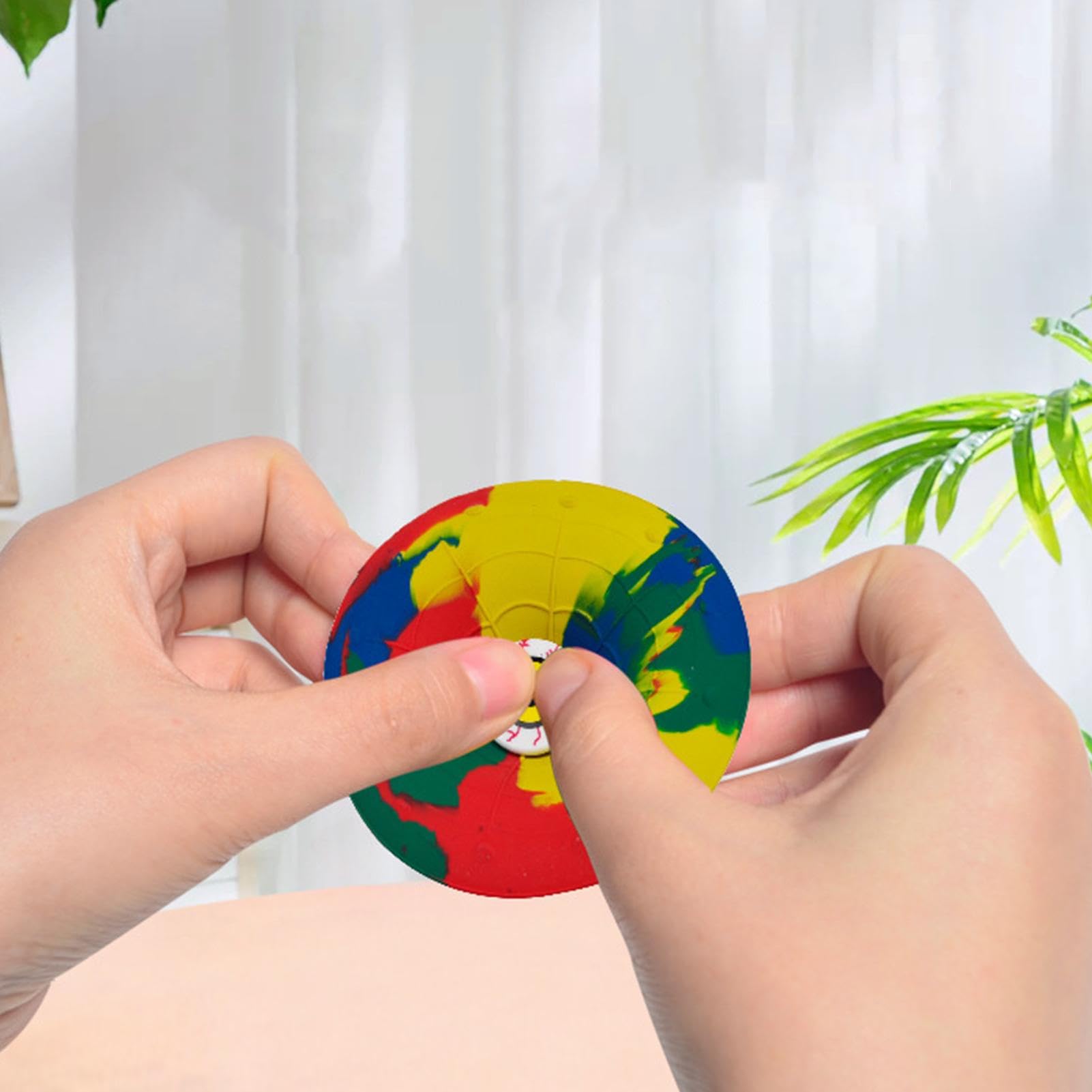 Juguetes de Rebote para Saltar - Cuencos saltarines de Camuflaje | sensorial de Salto portátil, Cuencos de Rebote de Camuflaje para niños