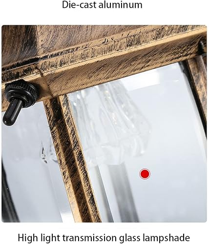 Miniatura 6 de Decoración solar de jardín al aire libre, lámpara LED de pared para exteriores, impermeable, panel solar, luz de pared solar de 7 pulgadas, luz