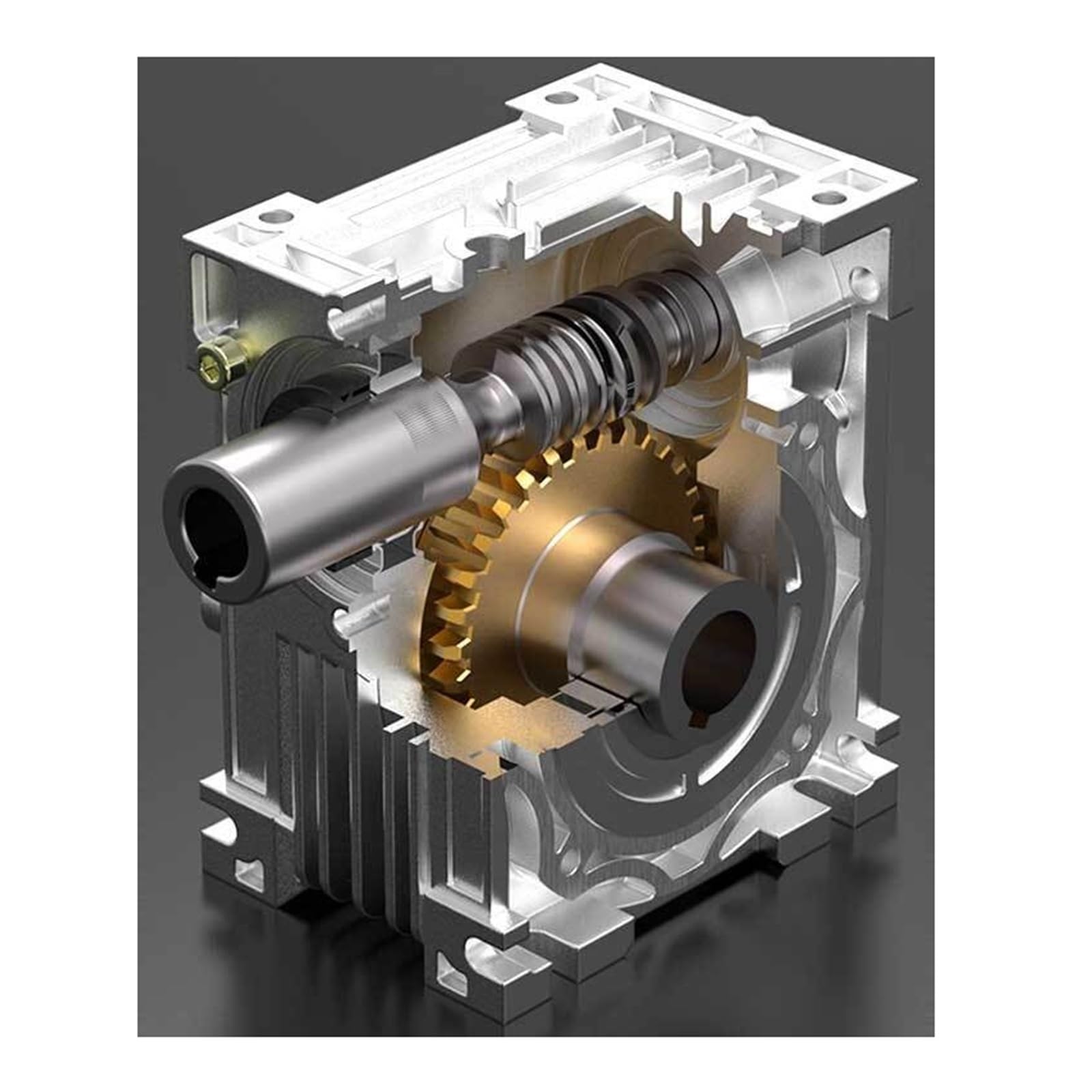 Moteur réducteur à couple élevé NMRV063 pour la précision d'un automatisme NEMA34