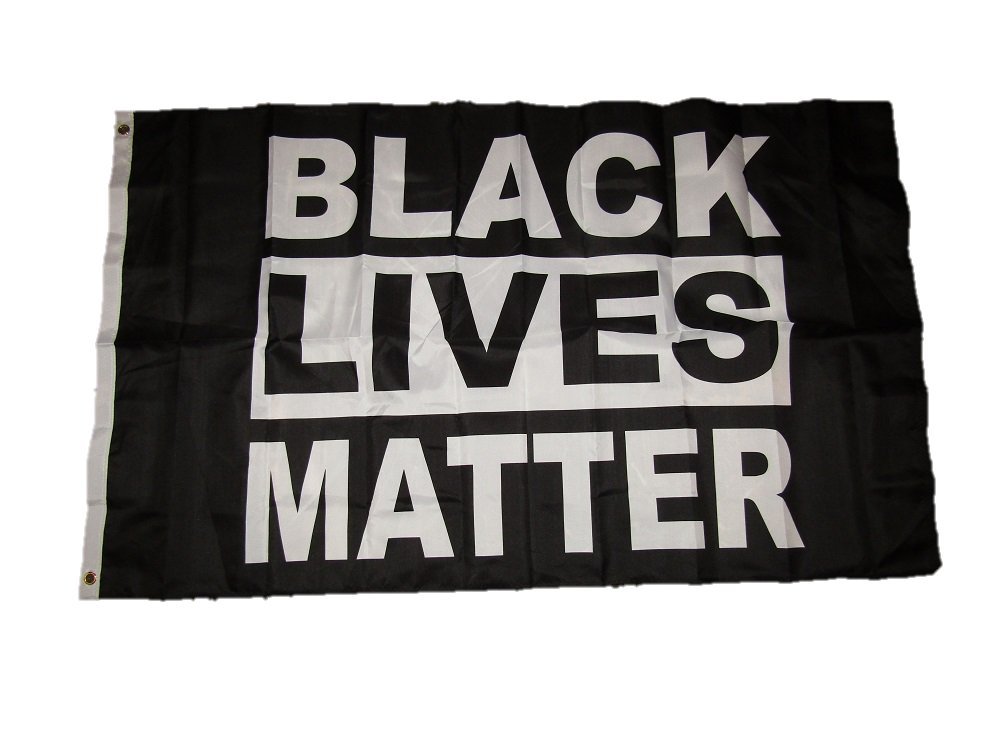 AES 3x5 Black Lives Matter Black Activist 100D Flag 3'x5' Brass Grommets