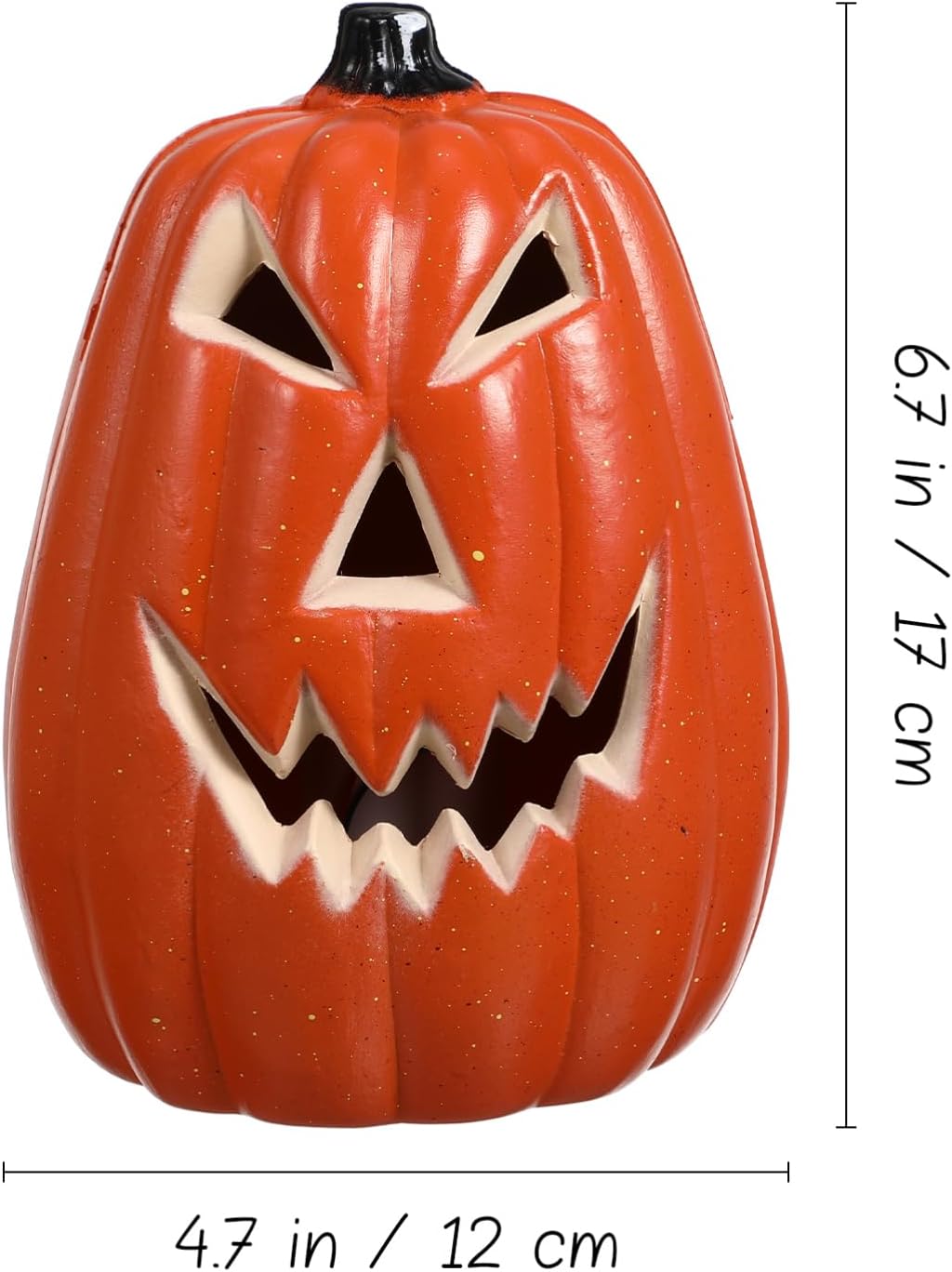 Cabilock Halloween Pumpkin Lamp LED Glowing Pumpkin Lights 3pcs Halloween Jack-O-Lantern Decorative Lamp Garden Lightweight for Indoor Outdoor Party