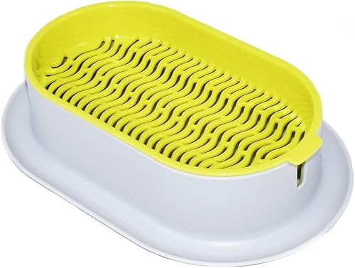 Bandeja de germinado de semillas con agujeros de drenaje Cultivador de hierba de trigo Contenedor de germinación para jardín hogar