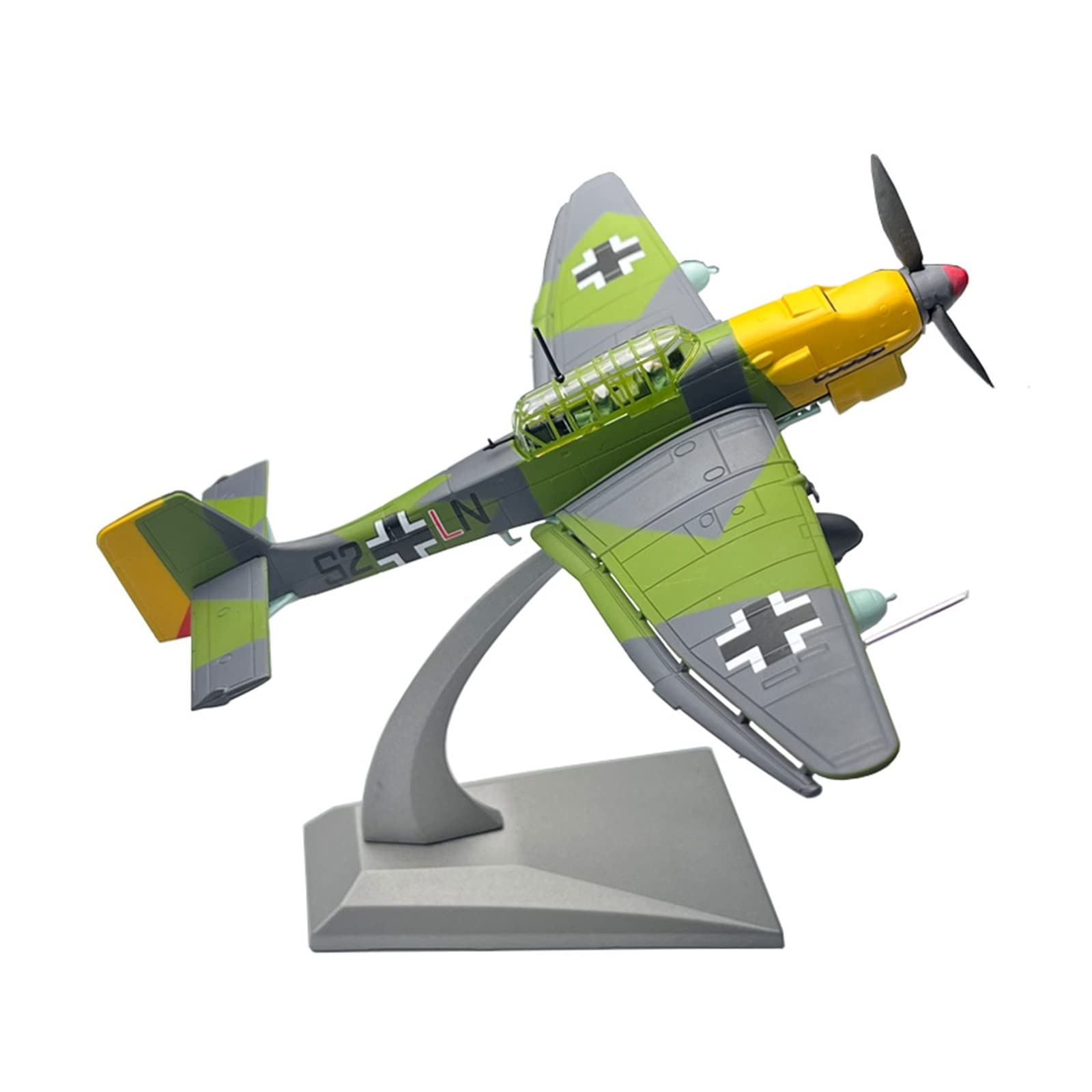 Modèle Avion Junkers Ju 87 Stuka 1/72 En Métal - Collection Seconde Guerre Mondiale - Détails Réalistes