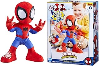 Marvel Spidey and His Amazing Friends Dance 'N Crawl Spidey, Brinquedo de Pelúcia Interativo