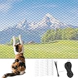 Genérico Red para Gatos | Malla De Seguridad Anti Caídas para Mascotas - Cerramiento De Seguridad para Terraza Jardín Ventana Piso Interior Y Exterior