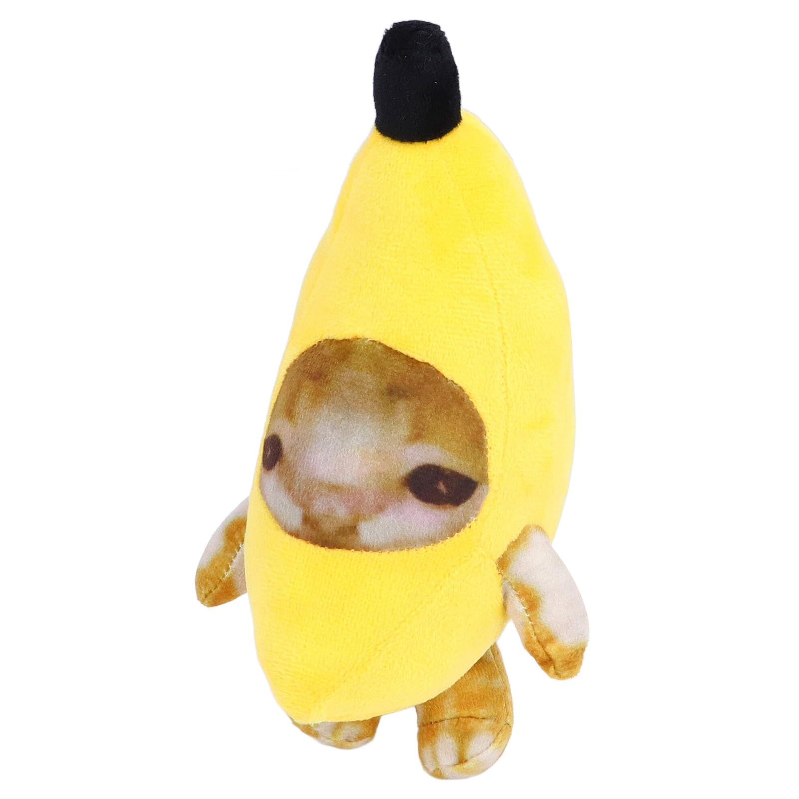 Animali di Peluche, Innovativo e Divertente Peluche Imbottito con Gatto Banana, Accogliente per la Decorazione Domestica (20 cm)