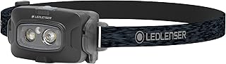 Ledlenser HF4R Core Hands Free, Rechargeable Headlamp, Water Resistant, 500 Lumens, Black
