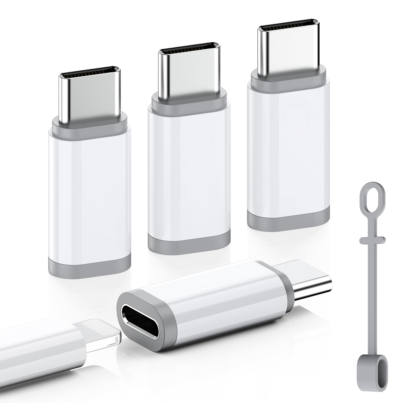 Photo 1 of LERTOSEN Lightning to USB C Adapter - 4 Pack