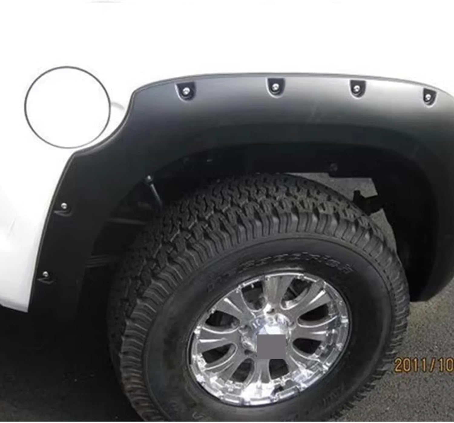 Car Fender Flares Compatible with Toyota Tundra 14-20 Arch Wheel Eyebrow Protector/Mudguard Sticker