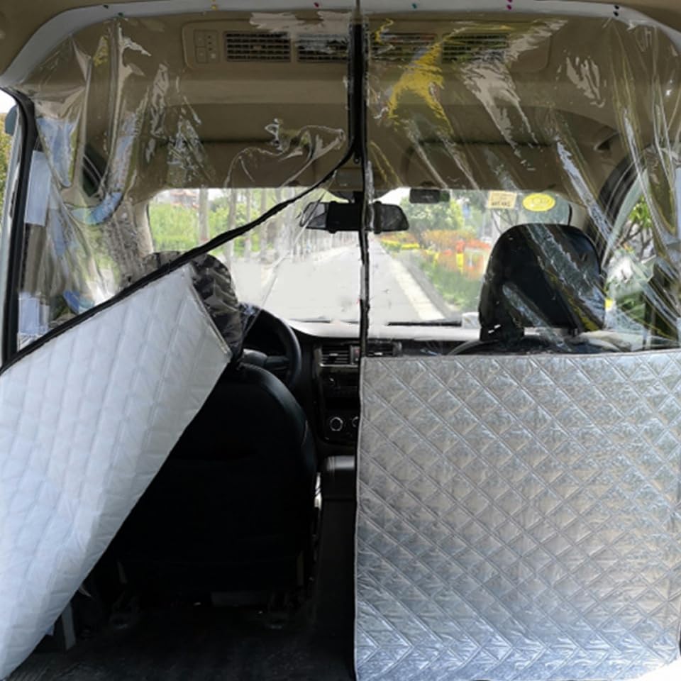 Rideau isolant voiture Ford Transit Custom pour stopper la chaleur du van - 4