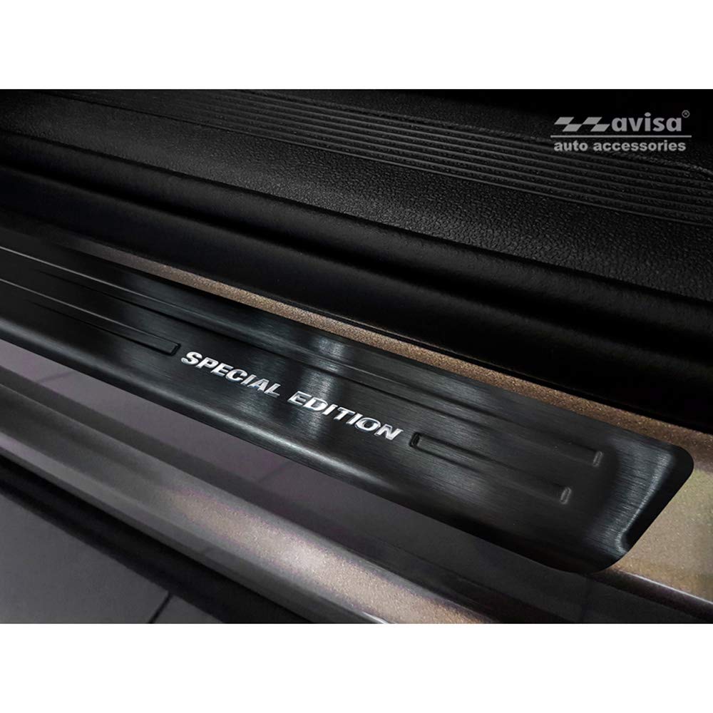 Avisa Edelstahl Heckstoßstangenschutz kompatibel mit Renault Grand Scenic IV 2016- 'Ribs'