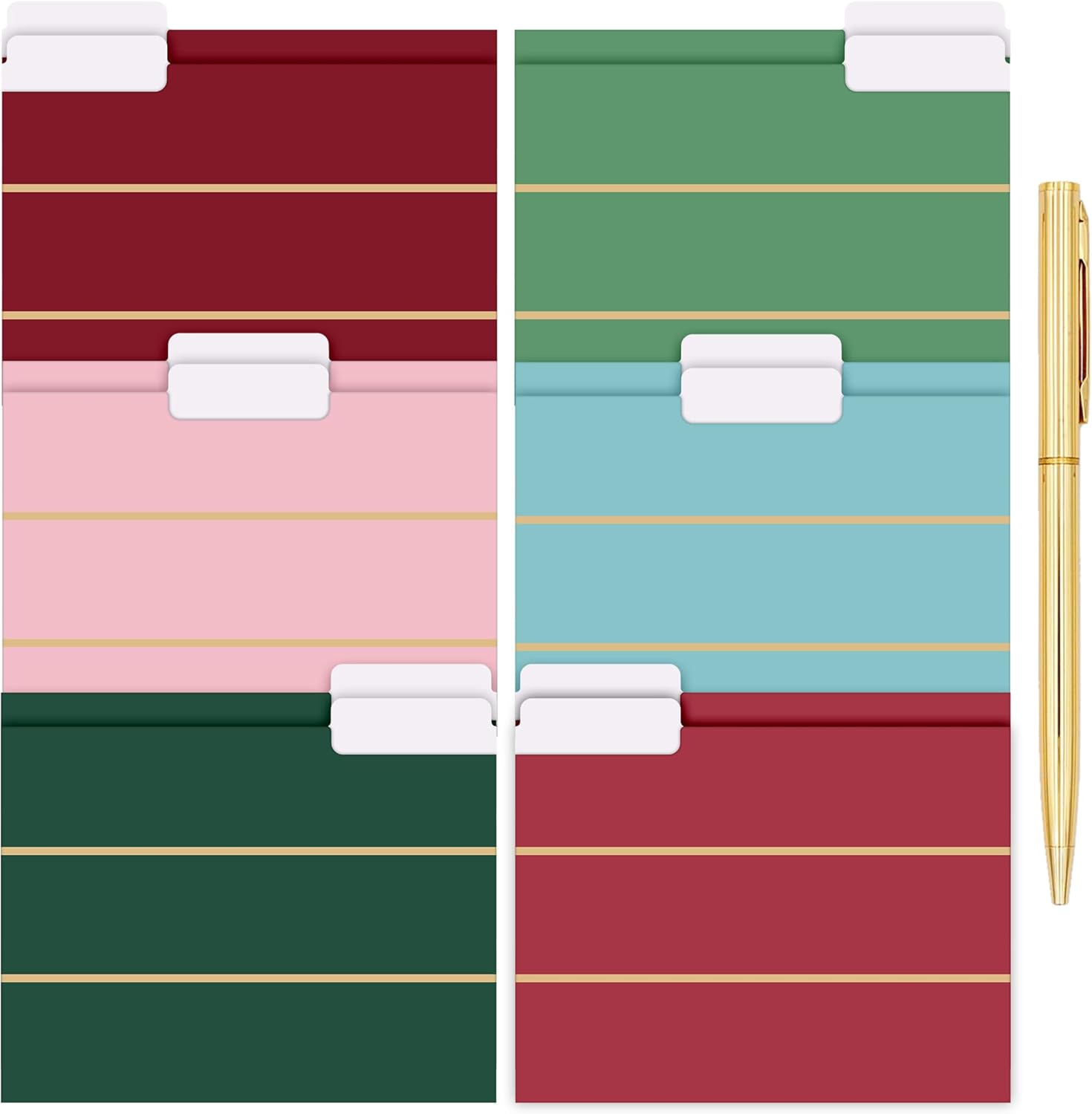 12 Pack Decorative File Folders, 12 File Folder with a