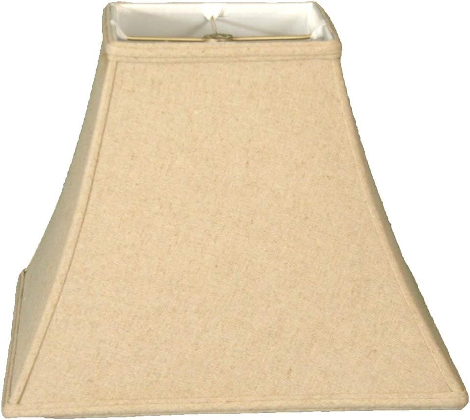 Black Friday - 70% OFF Royal Designs Square Bell Basic Lamp Shade, Linen Cream, 6 x 12 x 10.5