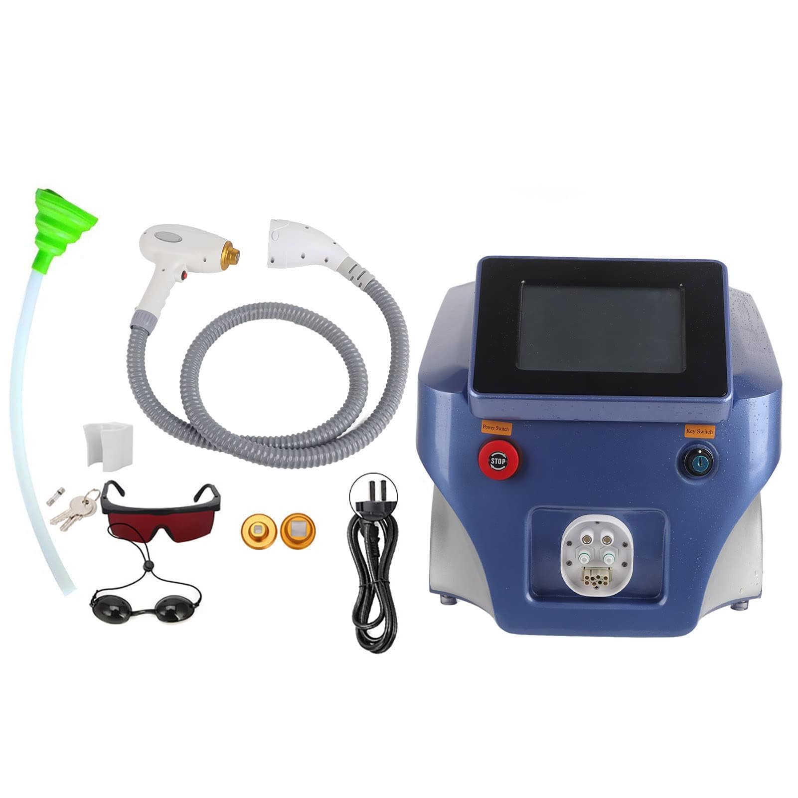 Máquina de depilación permanente láser de diodo 808, máquina de depilación portátil para mujeres y hombres, para uso facial, piernas, brazos, todo el cuerpo, removedor de vello profesional