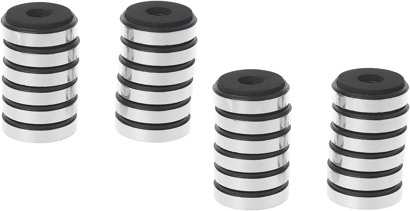 24Pcs Shock Absorption Damping for Stereo Speakers Amplifier Feet Pad Computer Speakers Desktop