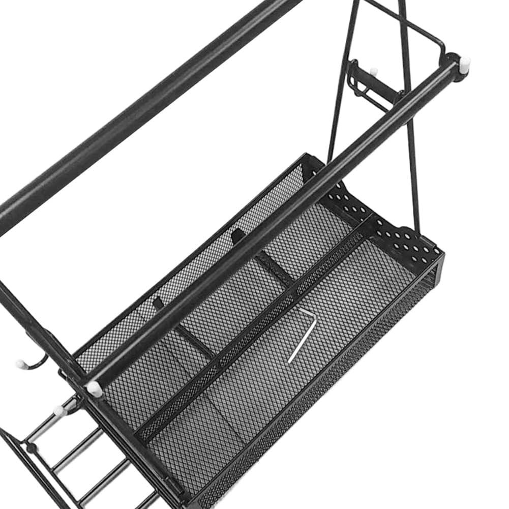 Organizador de parrilla y soporte para platos con toalla de papel, organizador de condimentos, accesorios de barbacoa, organizador de almacenamiento para parrilla, herramienta de parrilla, caravana