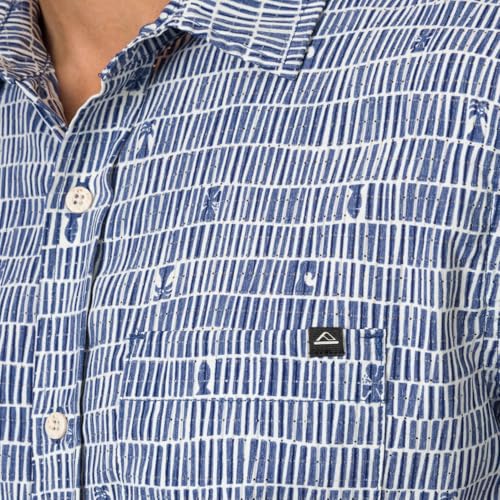 REEF Men's Short Sleeve Woven Button Up Shirt - image 5