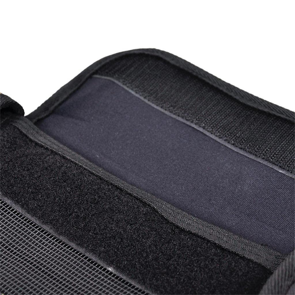 Ceinture de plongée robuste avec boucle en acier inoxydable avec poches Rouge 145 cm