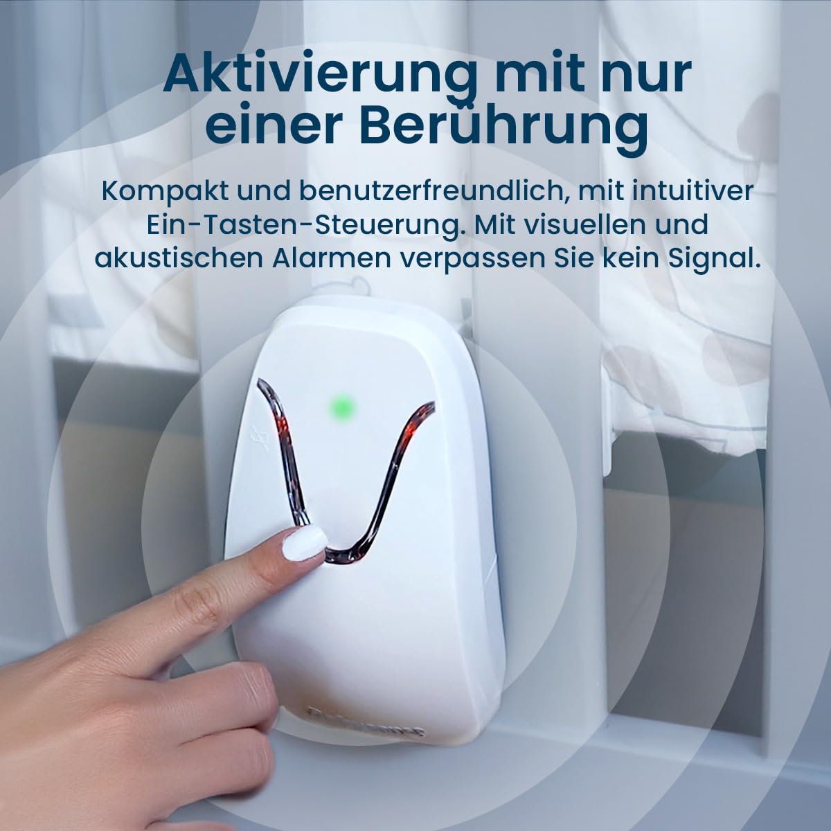 Babysense 7 Baby-Atembewegungsmonitor, Echtzeit-Warnungen, Ganzen Betts mit 2 Sensormatten