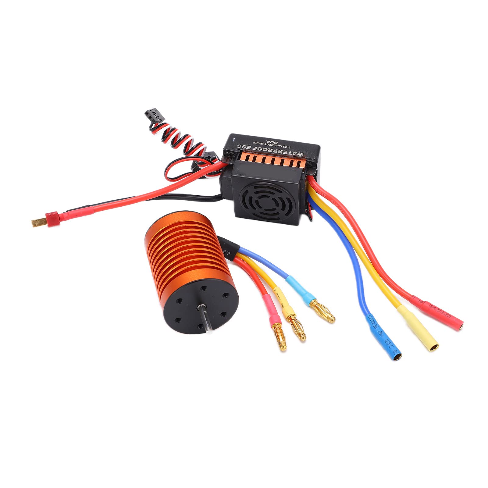 Yctze Zestaw Silników Bezszczotkowych F540 4370KV z 60A ESC do Samochodów RC /10 - Wysoka wydajność