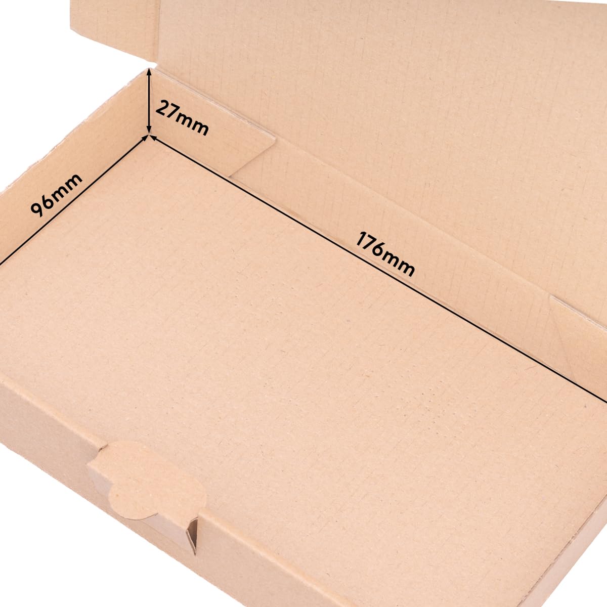 verpacking Maxi-postdozen, maxibrief, MB, bruin, 180 x 100 x 30 mm