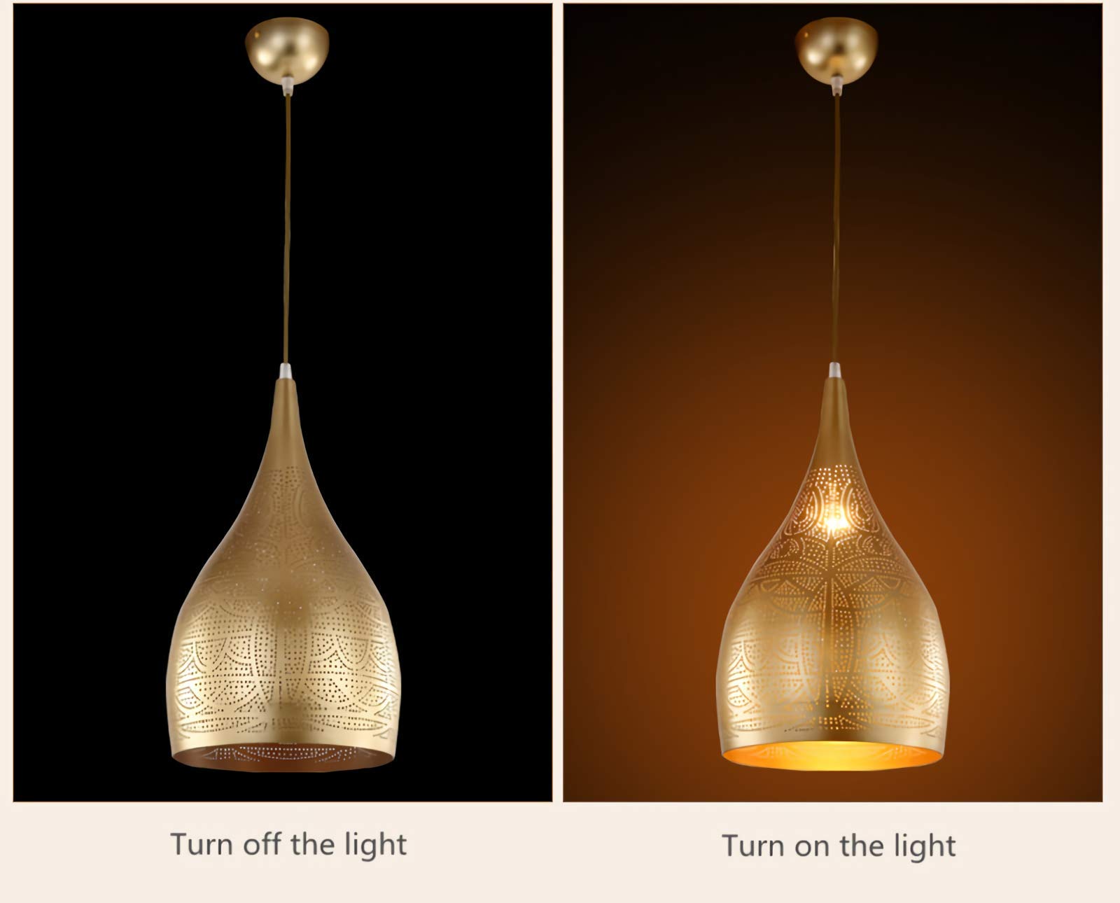 CoolBag, Vintage Chandelier, Turkish Lamp Moroccan Etching Pendant