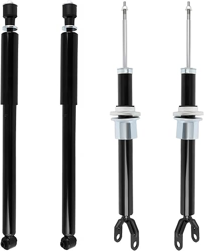 SCITOO - Amortiguadores delanteros traseros para Mercedes-Benz se adapta a 2003-2005 para Mercedes-Benz E320,2006 para Mercedes-Benz E350