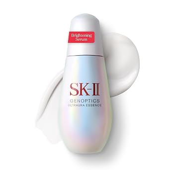 SK-II GenOptics Essence Brightening Serum - Radiance Boosting Face Serum to Target Sun Spots, Dullness & Uneven Texture - Improves Natural Regeneration for Youthful Skin 1.7 oz