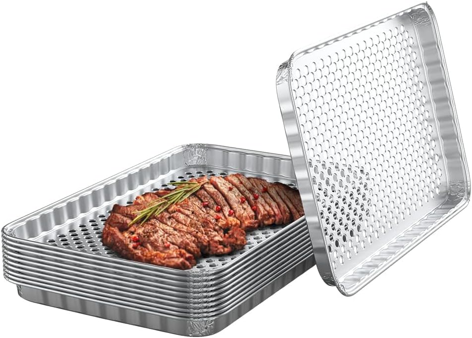BMMXBI Disposable Grill Pans for Outdoor Grill/BBQ Broiler