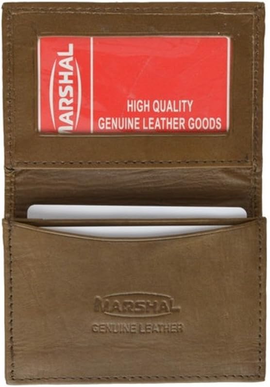 Genuine Leather Expandable Credit Card ID Business Card Holder Wallet