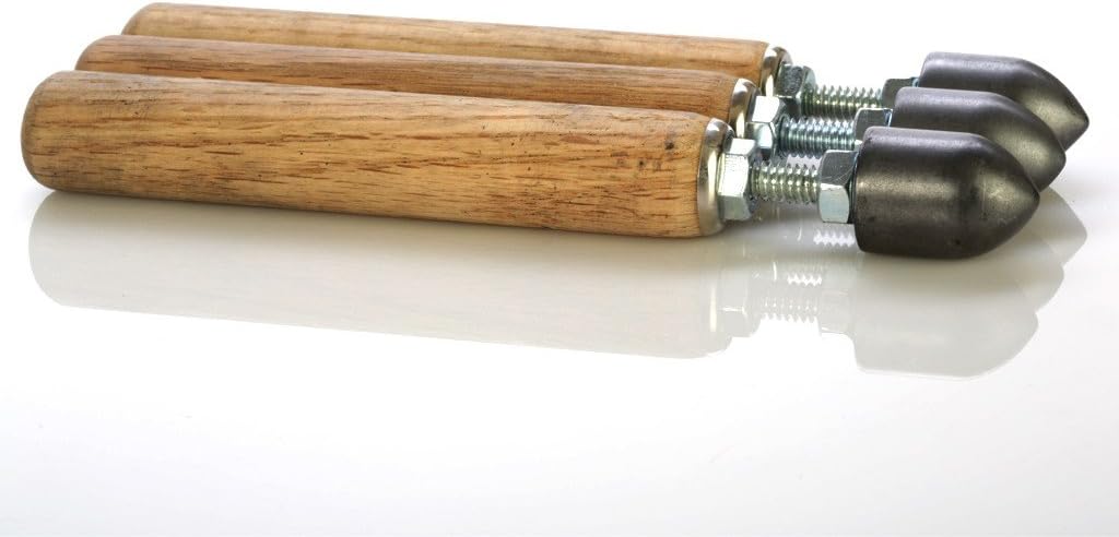 3/4" High Density Graphite bowl push - glass sculpting tool